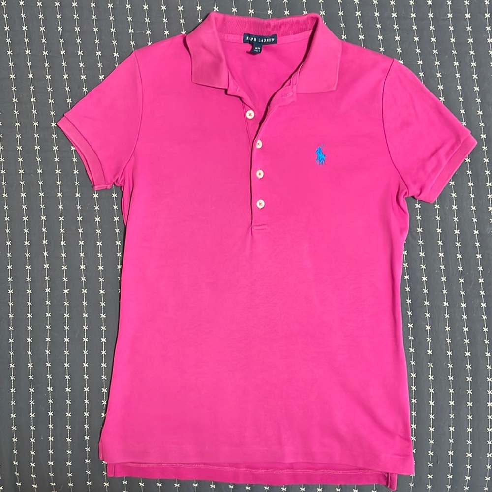 Ralph Lauren women’s pink polo shirt